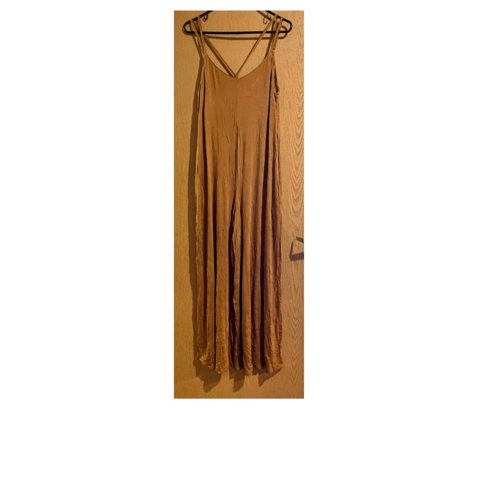 SALE🎈NWOT NEVER WORN MUSTARD ONE PIECE SUPER SOFT JUMPSUIT WITH POCKETS! - Picture 5 of 12
